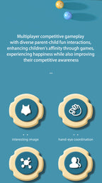 Greedy Hungry Wolf Pac-Man Game Console Children's Educational Competitive Parent-Child Leisure Multiplayer Battle Board Game Toy Cross-Border