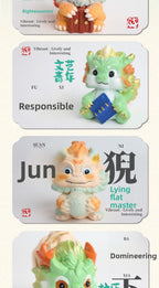 Archaeological Dig Dragon Nine Sons Bi Xi Blind Box Chinese Style National Trend Shan Hai Jing Children's Handmade Treasure Hunting Educational Toy
