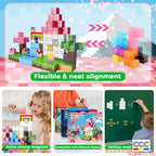 Cross-Border Amazon Hot Item Magnetic Building Magnetic Blocks Educational 3D Magnetic Pieces DIY Toys for Children