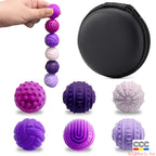New Product Fidget Toys Sensory Magnetic Ball Stress Relief Toy Soft Silicone Texture Anxiety Ball