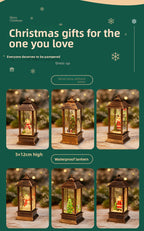 Christmas Decoration Wind Lamp Crystal Lamp Santa Claus Christmas Party Decoration Christmas Ornaments Christmas Gifts