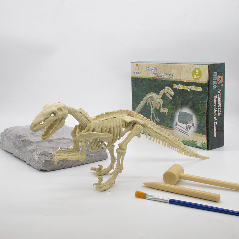 T-Rex Dinosaur Fossil Skeleton Dig Blind Box - Kids DIY Gem Treasure Hunting Archaeological Toy