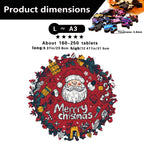 Cross-Border Wooden Santa Claus Puzzle Toy Irregular Shaped Puzzle Game Money Box Gift Stress Relief Game