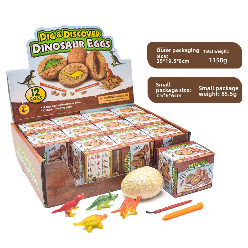 New Mermaid Tail Archaeological Dig Blind Box - Kids DIY Mini Colorful Dinosaur Gem Treasure Hunt Toy