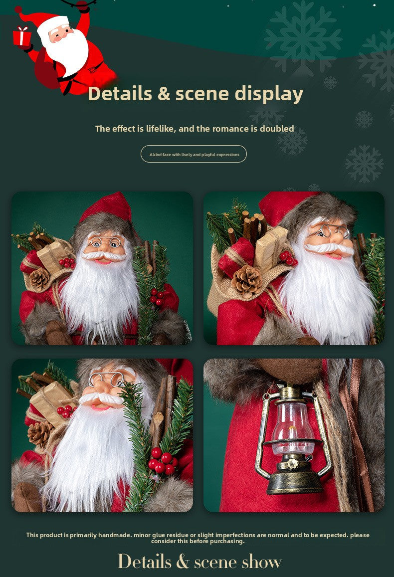 Cross-Border Christmas Santa Claus Figurine Christmas Decorations Christmas Doll Figurine Small Gift
