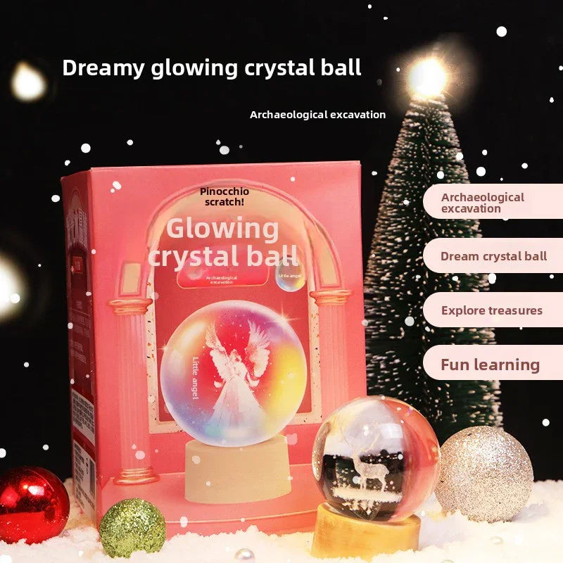 Dream Glow Crystal Archaeological Dig Blind Box - Girls DIY Treasure Hunt Toy