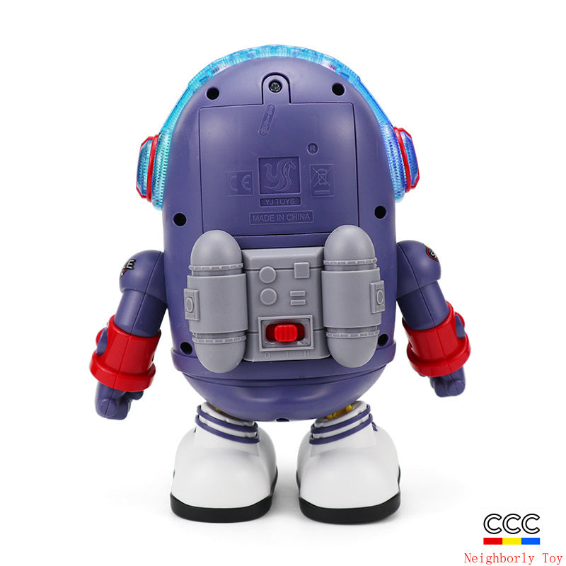 TikTok Same Style Electric Dancing Space Duck Music Light Little Cute Duck Baby Boy Children's Toy Internet Celebrity Cross-Border