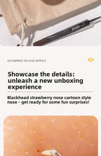 Decompression Artifact Strawberry Nose Clip Acne Simulation Extrusion Acne Decompression Toy Blackhead Cleaning Model Small Toy Model