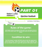 Two-Player Battle Bounce Chess Flying Chess Multi-Functional Desktop Game Children's Parent-Child Interactive Educational Board Game Toy