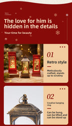Christmas Decoration Wind Lamp Crystal Lamp Santa Claus Christmas Party Decoration Christmas Ornaments Christmas Gifts