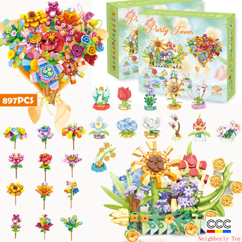 Building Blocks Christmas Calendar Blind Box Countdown 24 Grids Children's DIY Car Dinosaur Building Blocks Tear-off Blind Box