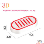 Hot Selling Children's 3D Printed Educational Magnetic Stress Relief Toy Push Card Finger Spinner Boys Handle Piece