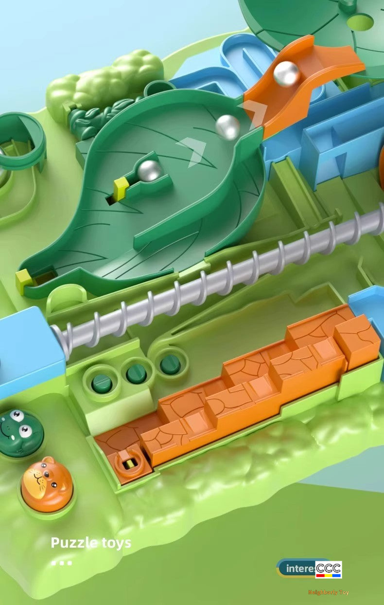 Beibei Jungle Adventure Rolling Ball Track Multi-Functional Maze Game Children's Educational Focus Training Toy