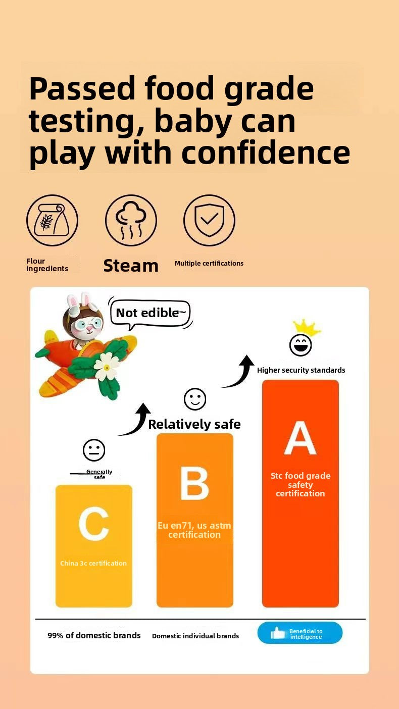 Free Shipping Wheat Flour Clay Children's Noodle Maker Special Clay Safe Kindergarten DIY Set Handmade Toys