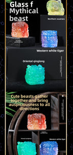 Unboxing Ancient Mythical Beast Treasure Set 4 Pcs Vermilion Bird Blue Dragon White Tiger Black Turtle Sealed Mystery Capsule Collectible Toys for Kids Adults