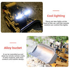 2.4G Alloy Remote Control Excavator Dump Truck Bulldozer Engineering Vehicle Toy Bilingual