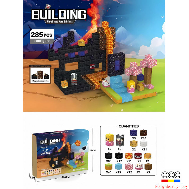 Magnetic Cubes Obsidian Phantom Gate Magnetic Blocks Magnetic Pieces Children DIY