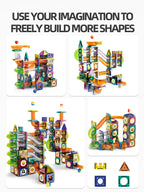 Slide Track Ball Magnetic Tiles Building Blocks Cross-Border Amazon Intelligence Assembly Boys' Toy Gift