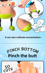 New Style Blackhead Pulling Stress Relief Pressure Reduction Toy Blackhead Pulling Beard Funny Key Chain Pendant Artifact