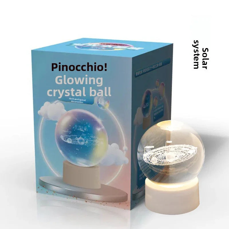 Dream Glow Crystal Archaeological Dig Blind Box - Girls DIY Treasure Hunt Toy