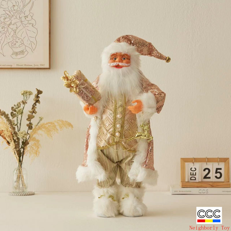 Cross-Border Christmas Santa Claus Figurine Christmas Decorations Christmas Doll Figurine Small Gift