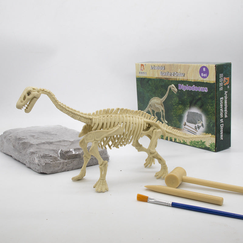 T-Rex Dinosaur Fossil Skeleton Dig Blind Box - Kids DIY Gem Treasure Hunting Archaeological Toy