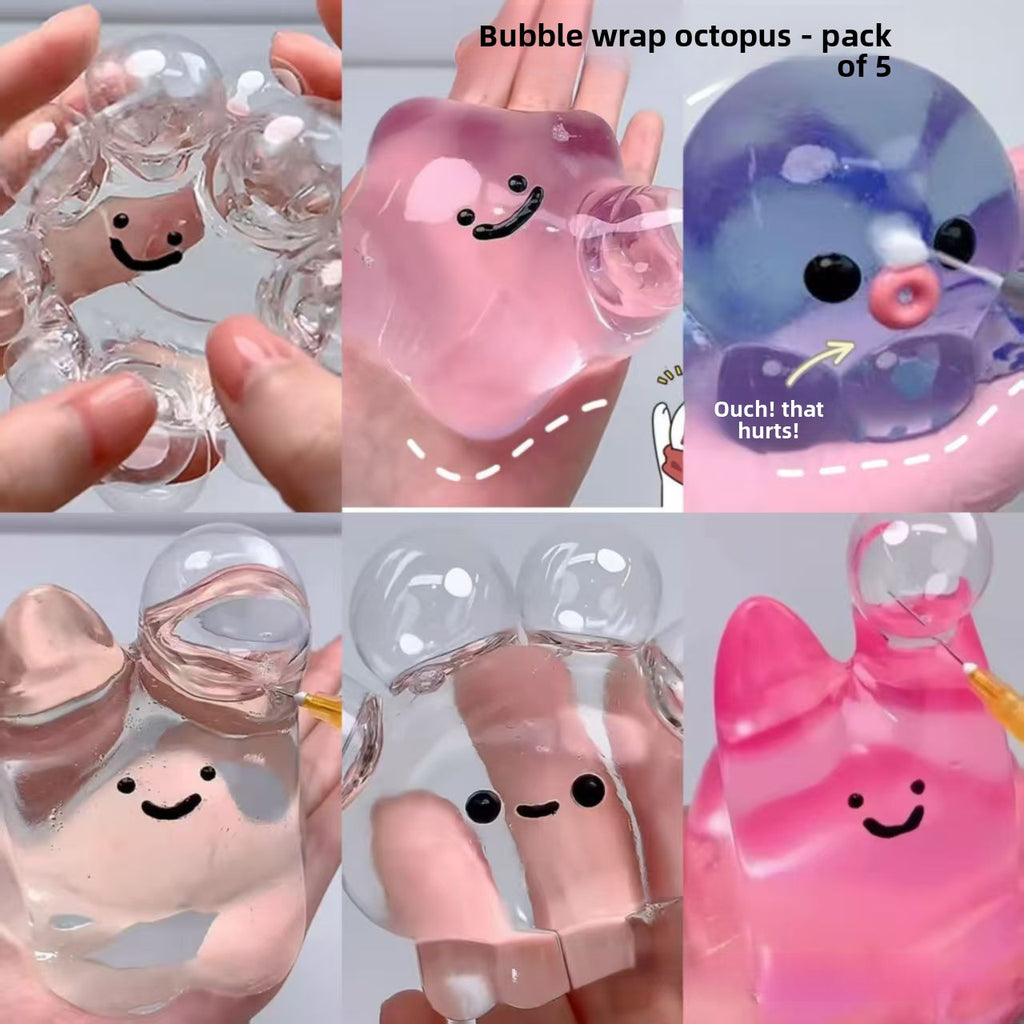 Crystal Ball DIY Bubble Making Squeeze Toy TikTok Same Style Stress Relief Vent Toy Slow Rebound Squeeze Fun