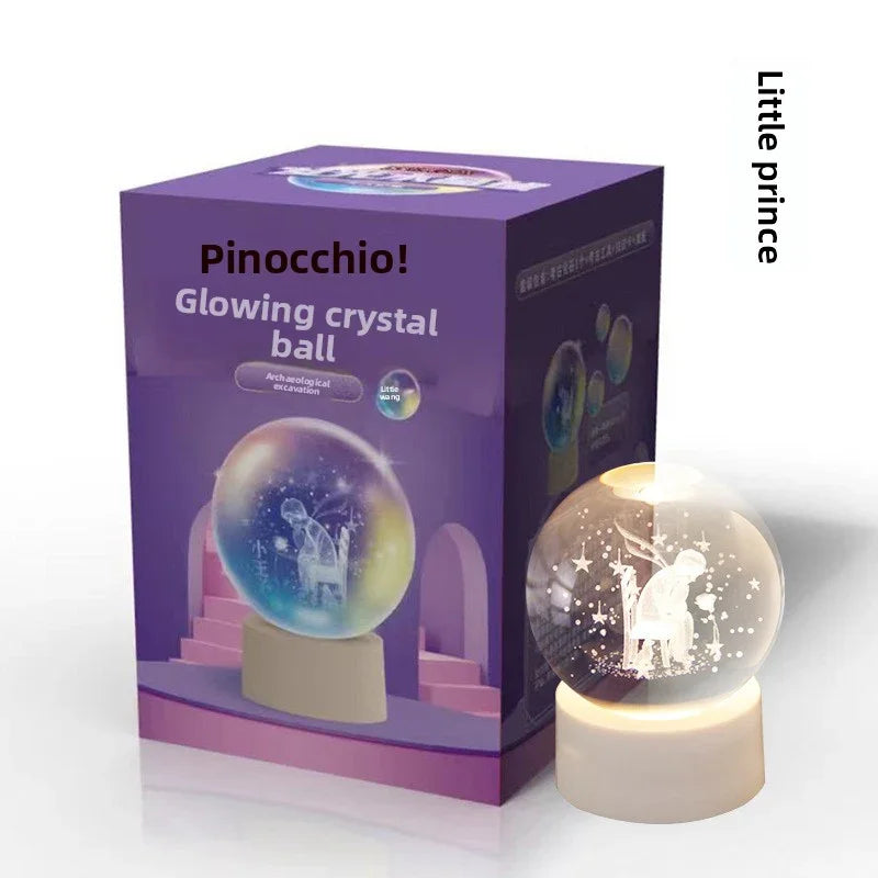 Dream Glow Crystal Archaeological Dig Blind Box - Girls DIY Treasure Hunt Toy