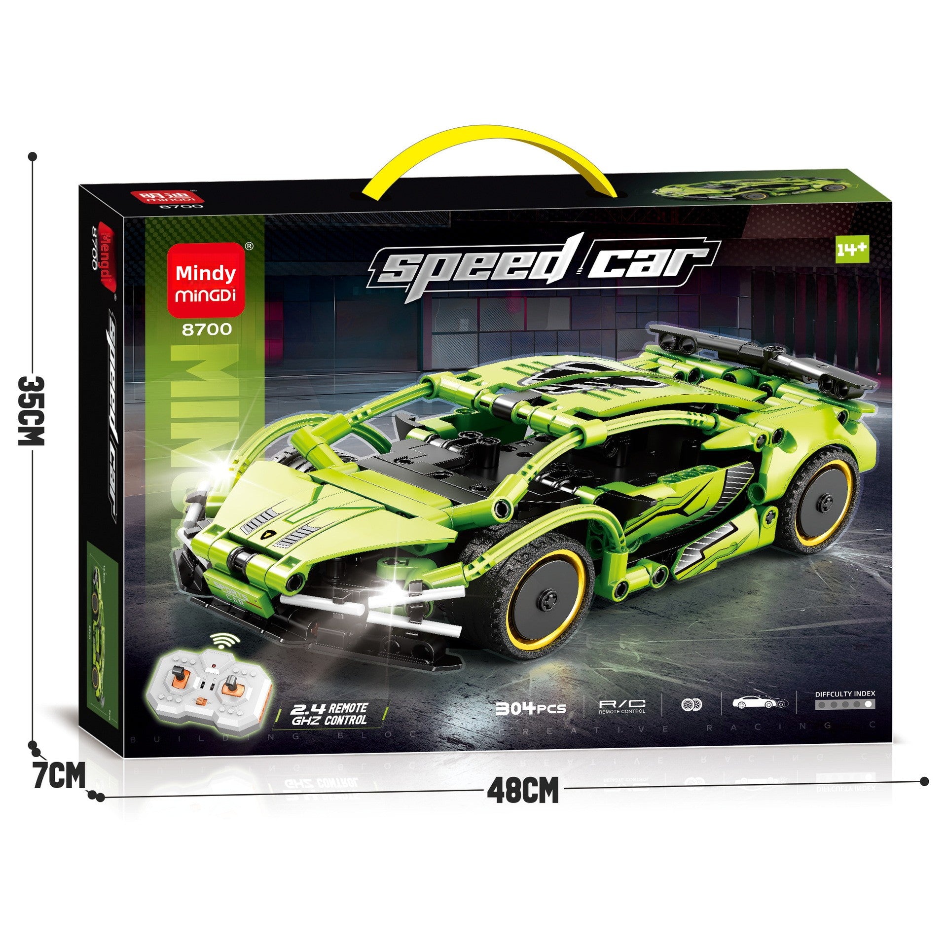 Mingdi 2.4G Remote Control Building Blocks 99A Tank Military Model Compatible with Lego Assembly Children's Toys Student Gift