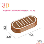 Hot Selling Children's 3D Printed Educational Magnetic Stress Relief Toy Push Card Finger Spinner Boys Handle Piece