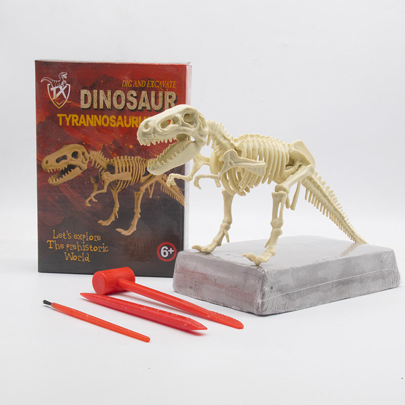 Colorful Gem & Dinosaur Fossil Archaeological Dig Blind Box - Kids DIY Educational Toy