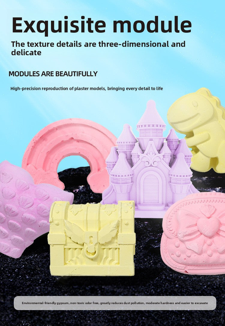 Mermaid Tail Planet Wand Archaeological Dig Blind Box - Girls DIY Space Craft Kids Toy