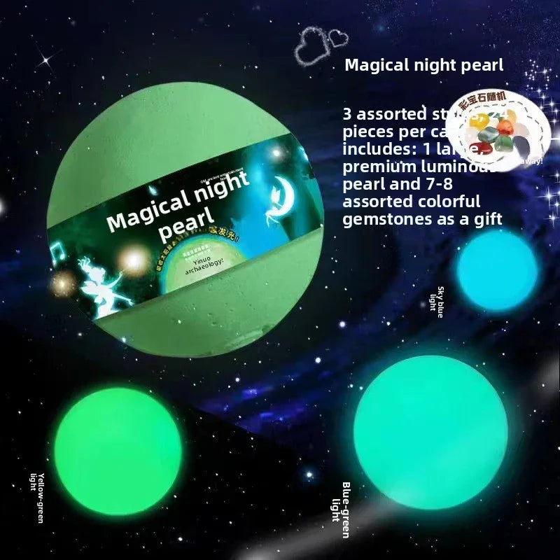 Dream Glow Crystal Archaeological Dig Blind Box - Girls DIY Treasure Hunt Toy