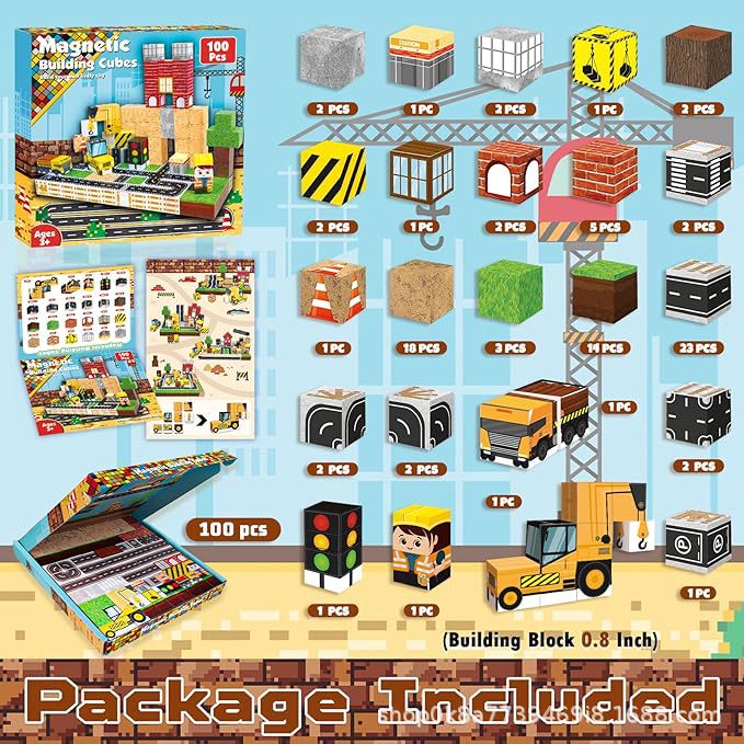 Magnetic Cubes Obsidian Phantom Gate Magnetic Blocks Magnetic Pieces Children DIY