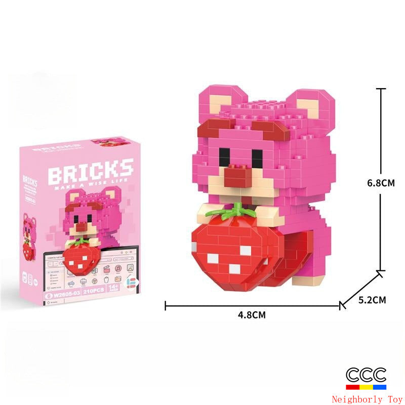 Compatible with LEGO Micro Particles Cartoon Doll Building Blocks Star Dew Puzzle Assembly Toys Cross-Border Stall Wholesale Gifts