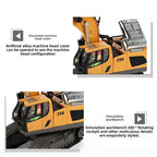 2.4G Alloy Remote Control Excavator Dump Truck Bulldozer Engineering Vehicle Toy Bilingual
