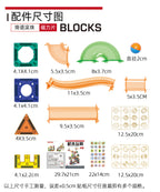 Slide Track Ball Magnetic Tiles Building Blocks Cross-Border Amazon Intelligence Assembly Boys' Toy Gift