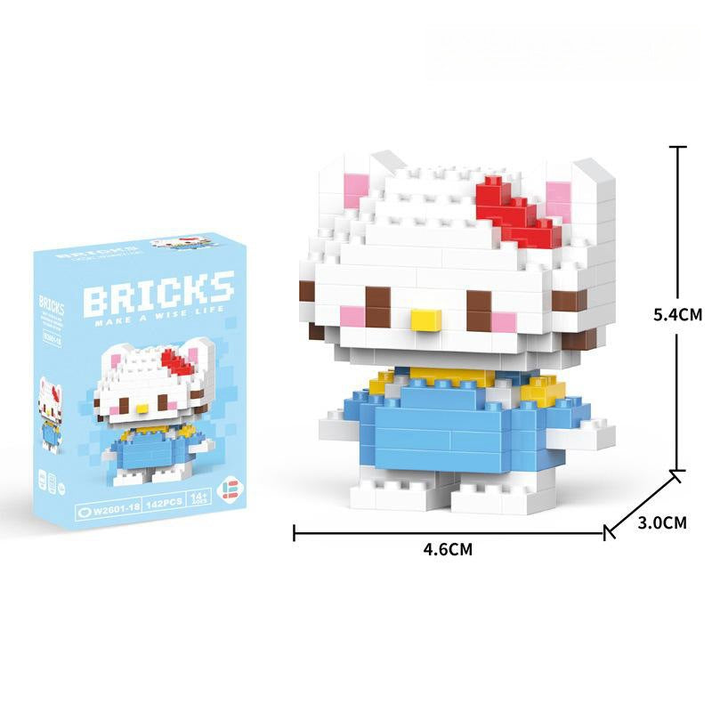 Compatible with LEGO Micro Particles Cartoon Doll Building Blocks Star Dew Puzzle Assembly Toys Cross-Border Stall Wholesale Gifts
