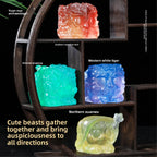 Unboxing Ancient Mythical Beast Treasure Set 4 Pcs Vermilion Bird Blue Dragon White Tiger Black Turtle Sealed Mystery Capsule Collectible Toys for Kids Adults