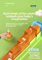 Beibei Jungle Adventure Rolling Ball Track Multi-Functional Maze Game Children's Educational Focus Training Toy