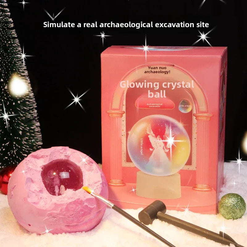 Dream Glow Crystal Archaeological Dig Blind Box - Girls DIY Treasure Hunt Toy