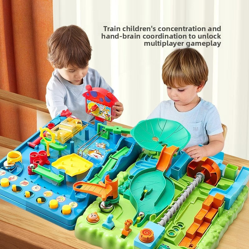 Beibei Jungle Adventure Rolling Ball Track Multi-Functional Maze Game Children's Educational Focus Training Toy