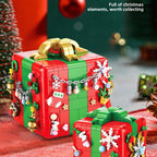 Compatible with LEGO Christmas Mechanism Box Santa Claus Building Blocks Toy Educational Assembly Gift for Men and Women Wholesale Dropshipping