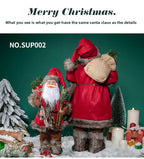 Cross-Border Christmas Santa Claus Figurine Christmas Decorations Christmas Doll Figurine Small Gift