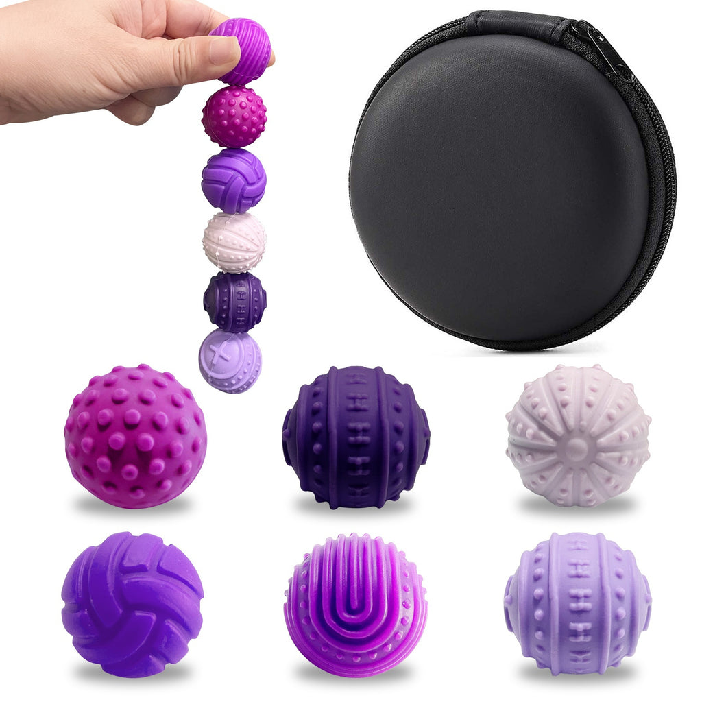 New Product Fidget Toys Sensory Magnetic Ball Stress Relief Toy Soft Silicone Texture Anxiety Ball