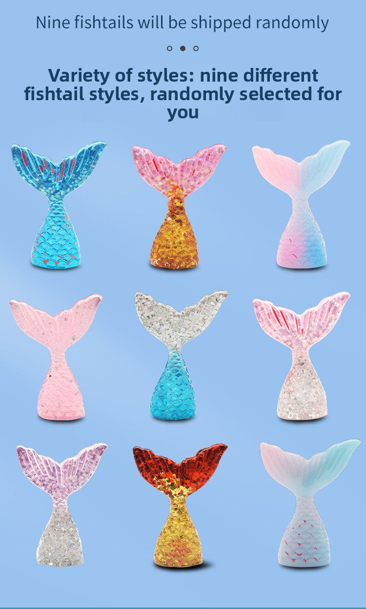 New Mermaid Tail Archaeological Dig Blind Box - Kids DIY Mini Colorful Dinosaur Gem Treasure Hunt Toy