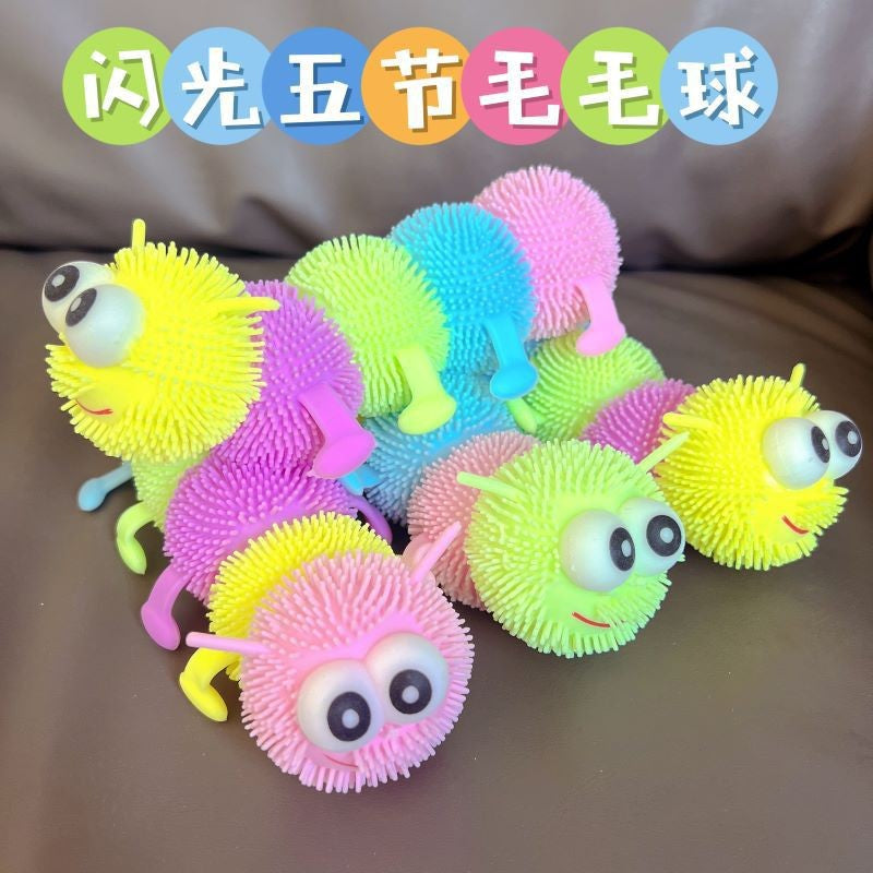 Creative Stress Relief Squeeze Toy Hot Fluffy Ball Soft TPR Big Mouth Vent Ball EDC Stress Relief Toy