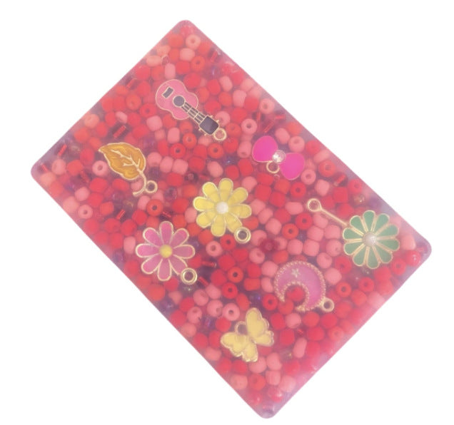 Rectangular Peeling Toy Silk Thread Fidget Toys Silicone Toy Sensory Stress Relief Toy