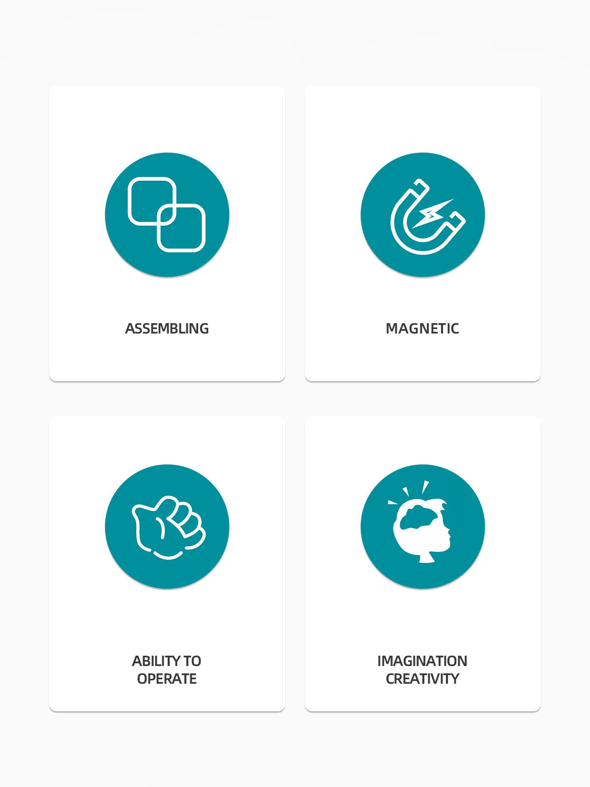 Slide Track Ball Magnetic Tiles Building Blocks Cross-Border Amazon Intelligence Assembly Boys' Toy Gift