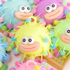 Creative Stress Relief Squeeze Toy Hot Fluffy Ball Soft TPR Big Mouth Vent Ball EDC Stress Relief Toy